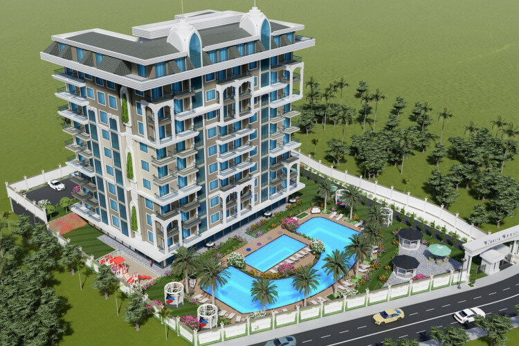 Квартира 1+1 в Алании, Турция | SBB-62932