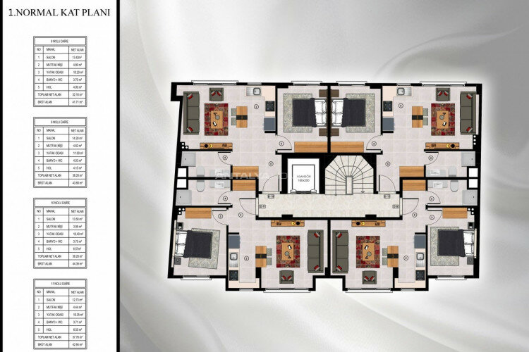 Квартира 4+1 в Стамбуле, Турция | PTE-63006