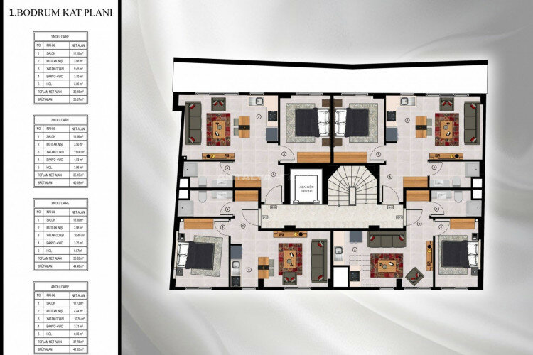 Квартира 4+1 в Стамбуле, Турция | PTE-63006