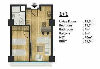 Квартира 2+1 в Ялове, Турция | SBB-63007