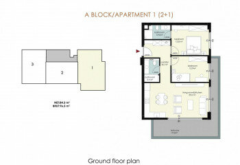 Квартира 2+1 в Алании, Турция | PBB-63041