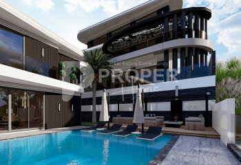 Вилла 5+1 в Тепе, Алания, Турция | PTE-63149