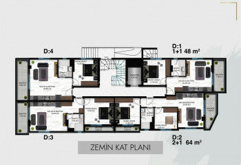 Квартира 1+1 в Алании, Турция | PBB-63159