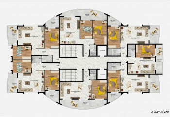 Квартира 1+1 в Алании, Турция | PKK-63243