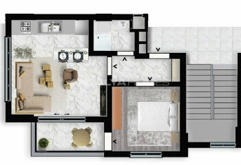 Пентхаус 2+1 в Алании, Турция | SBB-63274