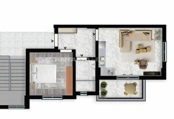 Пентхаус 2+1 в Алании, Турция | SBB-63274