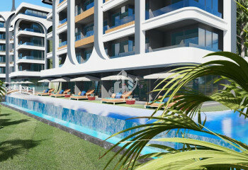 Квартира 1+1 в Каргыджаке, Алания, Турция | PKK-63269