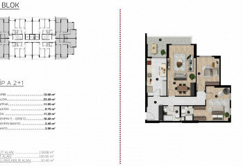 Квартира 2+1 в Бурсе, Турция | PBB-63282