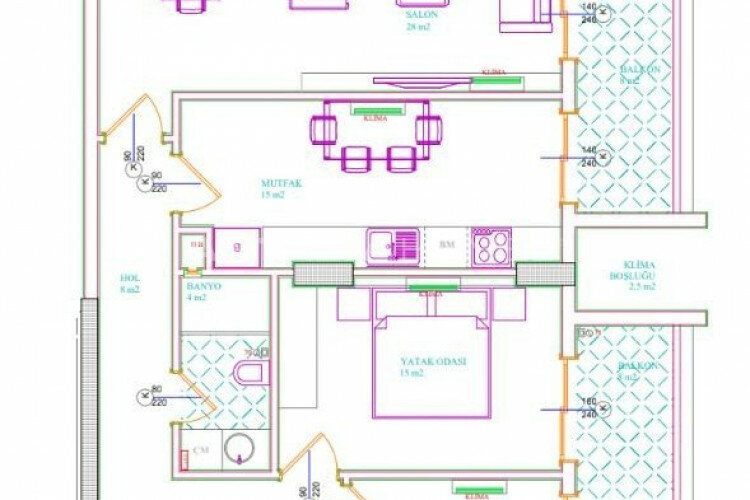 Пентхаус 3+1 в Алании, Турция | PTE-63280