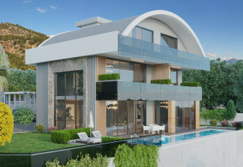 Вилла 4+1 в Алании, Турция | PTE-63356