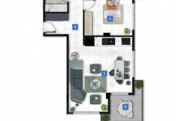 Квартира 2+1 в Алании, Турция | PKK-63451