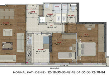 Квартира 4+1 в Кадыкей, Стамбул, Турция | STE-63493