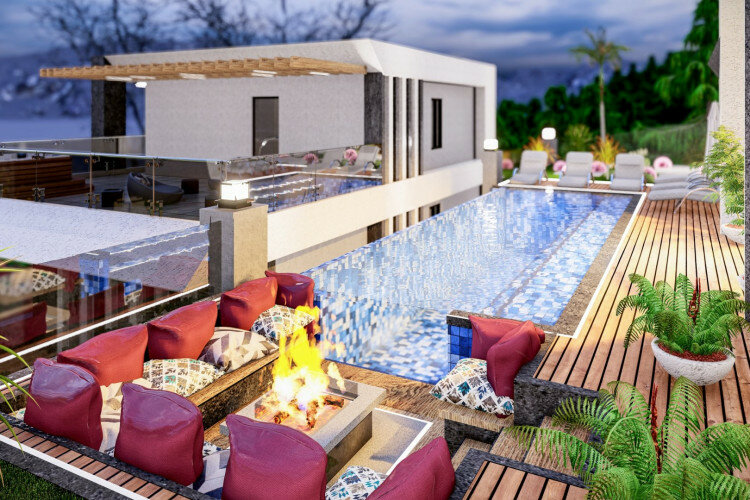 Вилла 4+1 в Тепе, Алания, Турция | PTE-63516