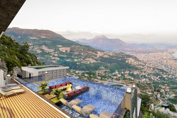 Вилла 4+1 в Тепе, Алания, Турция | PTE-63516