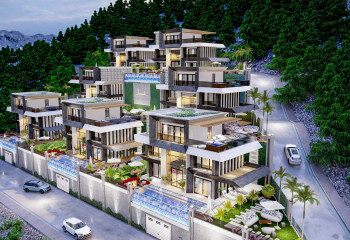 Вилла 4+1 в Тепе, Алания, Турция | PTE-63516