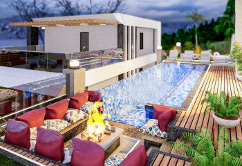 Вилла 4+1 в Тепе, Алания, Турция | PTE-63516