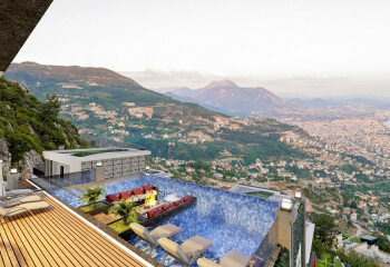 Вилла 4+1 в Тепе, Алания, Турция | PTE-63516