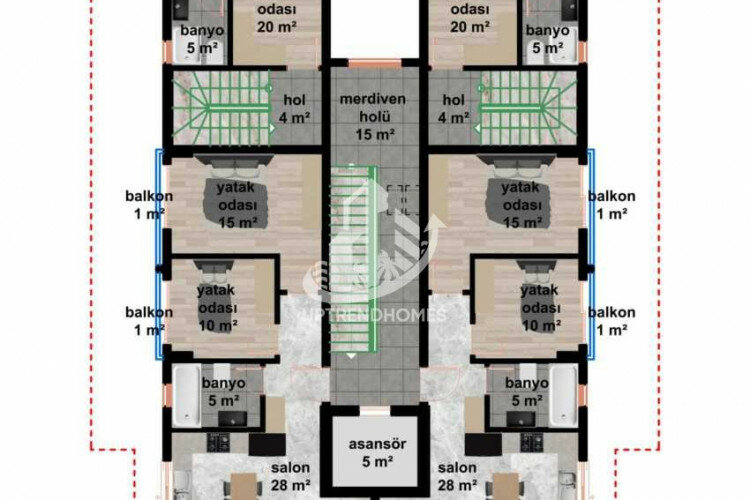 Квартира 1+1 в Кестеле, Турция | STE-63544