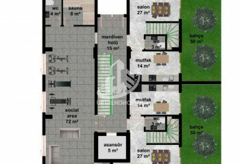 Квартира 1+1 в Кестеле, Турция | STE-63544