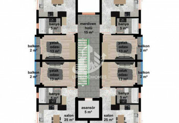 Квартира 1+1 в Кестеле, Турция | STE-63544