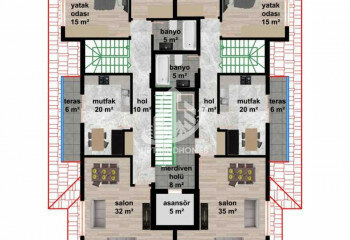 Квартира 1+1 в Кестеле, Турция | STE-63544