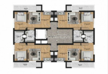 Квартира 1+1 в Анталии, Турция | STE-63598