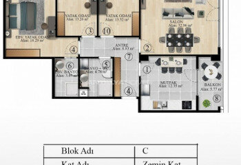 Квартира 2+1 в Бююкчекмедже, Турция | PBB-63608