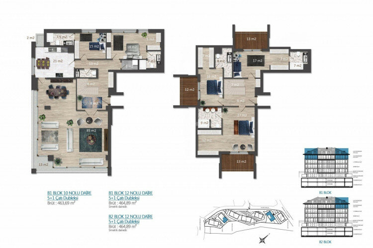 Пентхаус 1+1 в Стамбуле, Турция | SBB-63607