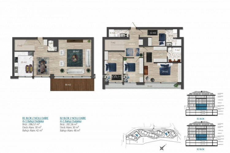 Пентхаус 1+1 в Стамбуле, Турция | SBB-63607