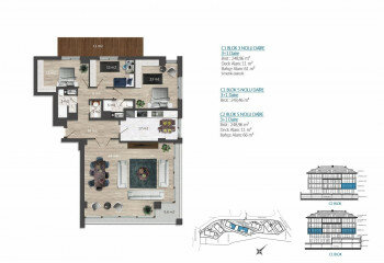 Пентхаус 1+1 в Стамбуле, Турция | SBB-63607