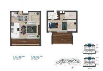 Пентхаус 1+1 в Стамбуле, Турция | SBB-63607