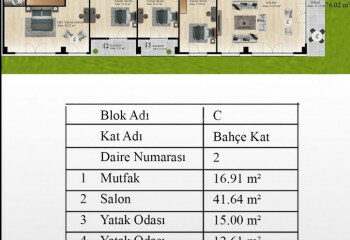 Квартира 3+1 в Бююкчекмедже, Турция | PTE-63609