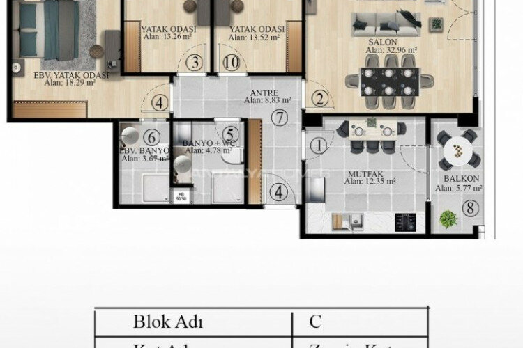 Квартира 4+1 в Бююкчекмедже, Турция | PBB-63612