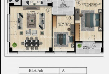 Квартира 4+1 в Бююкчекмедже, Турция | PBB-63612