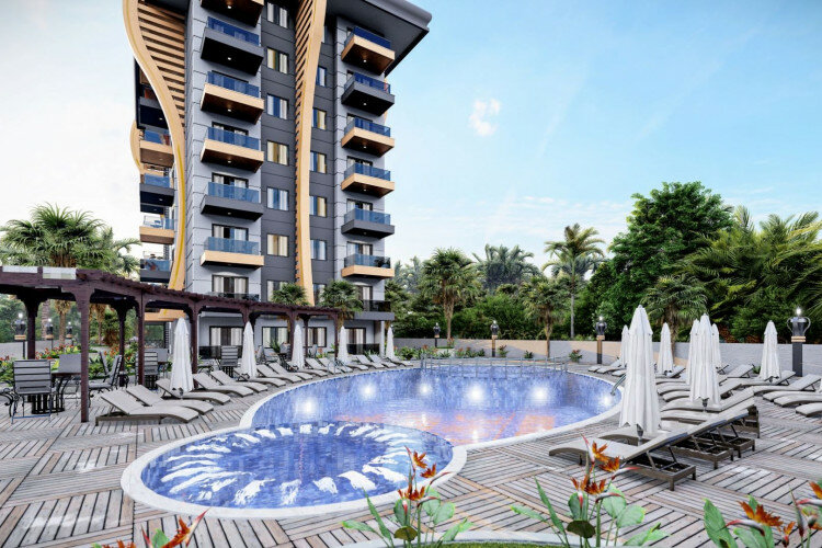 Квартира 1+1 в Газипаше, Турция | SBB-63690