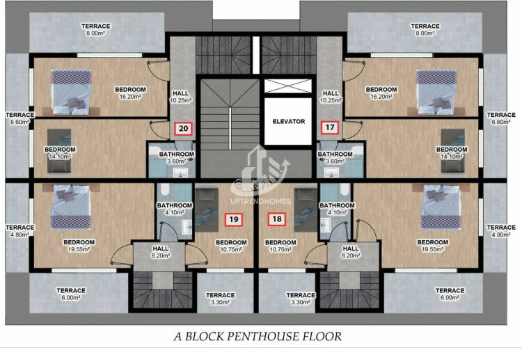 Пентхаус 2+1 в Алании, Турция | SBB-63716