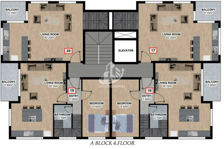 Пентхаус 2+1 в Алании, Турция | SBB-63716
