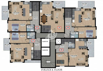 Пентхаус 2+1 в Алании, Турция | SBB-63716