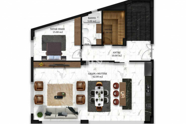 Вилла 4+1 в Алании, Турция | STE-63719