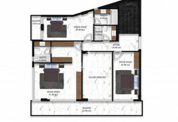 Вилла 4+1 в Алании, Турция | STE-63719