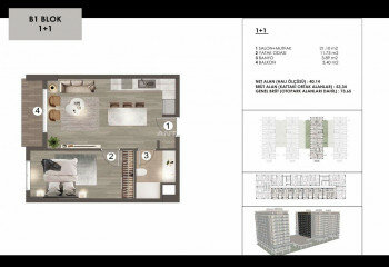 Квартира 2+1 в Стамбуле, Турция | SBB-63773