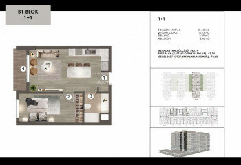 Квартира 3+1 в Стамбуле, Турция | PTE-63774