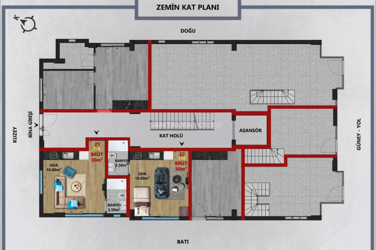 Пентхаус 2+1 в Анталии, Турция | PTE-63765