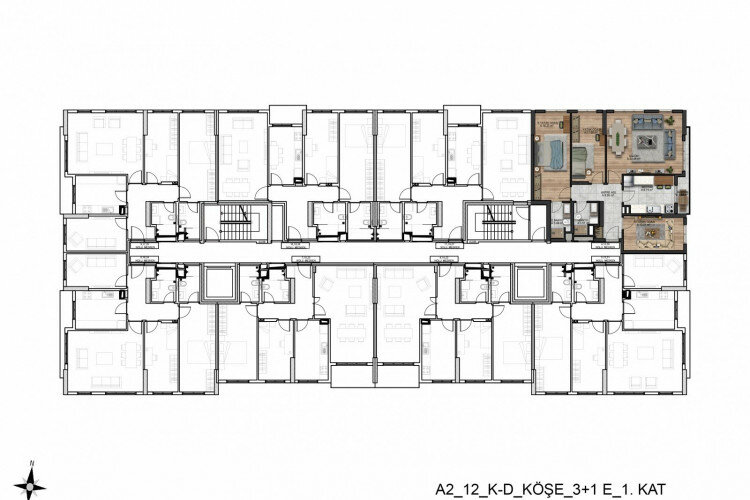 Квартира 2+1 в Бейликдюзе, Турция | STE-63777