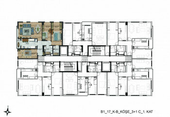 Квартира 2+1 в Бейликдюзе, Турция | STE-63777