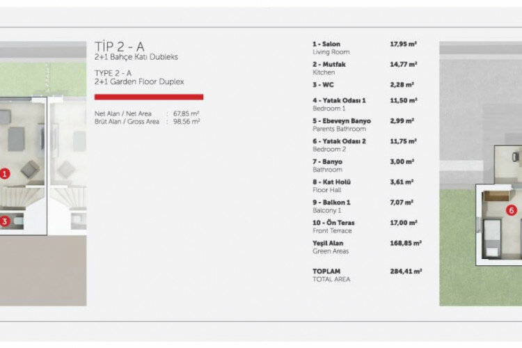 Квартира 2+1 в Бодруме, Турция | PBB-63879