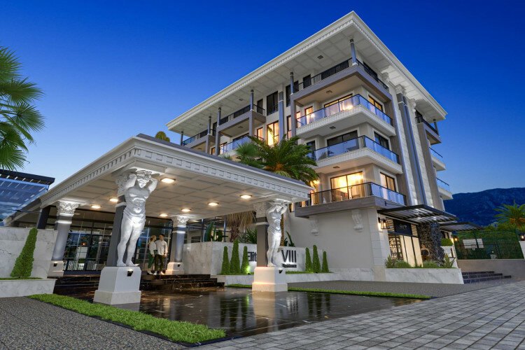 Квартира 1+1 в Каргыджаке, Алания, Турция | PTE-63944