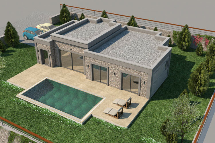 Вилла 3+1 в Бодруме, Турция | PKK-63933