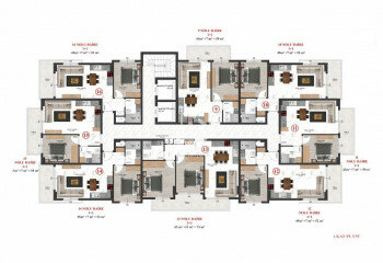 Квартира 1+1 в Алании, Турция | STE-63991