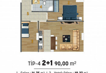 Квартира 2+1 в Стамбуле, Турция | SBB-64138